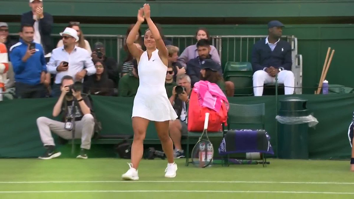Superb Stevanovic ๐ Qualifier Natalija Stevanovic upsets No.18 seed Karolina Pliskova to claim a first Wimbledon main draw win, 6-2, 6-3 ๐ซ #Wimbledon