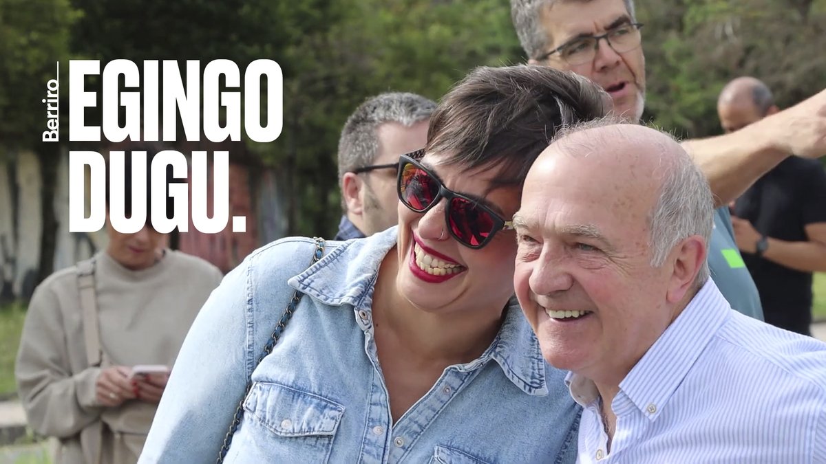 Prest gaude, ilusioz gainezka gaude eta ekipo itzela dugu euskal herritarren eskubide eta interesak defendatzeko. Berriro #EgingoDugu ✊