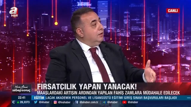 Fırsatçılık yapan yanacak! Maaşlardaki artışın ardından yapılan fahiş zamlara müdahale edilecek Gazeteci Zafer Şahin yorumladı Melih Altınok Melih Altınok ile Sebep Sonuç
