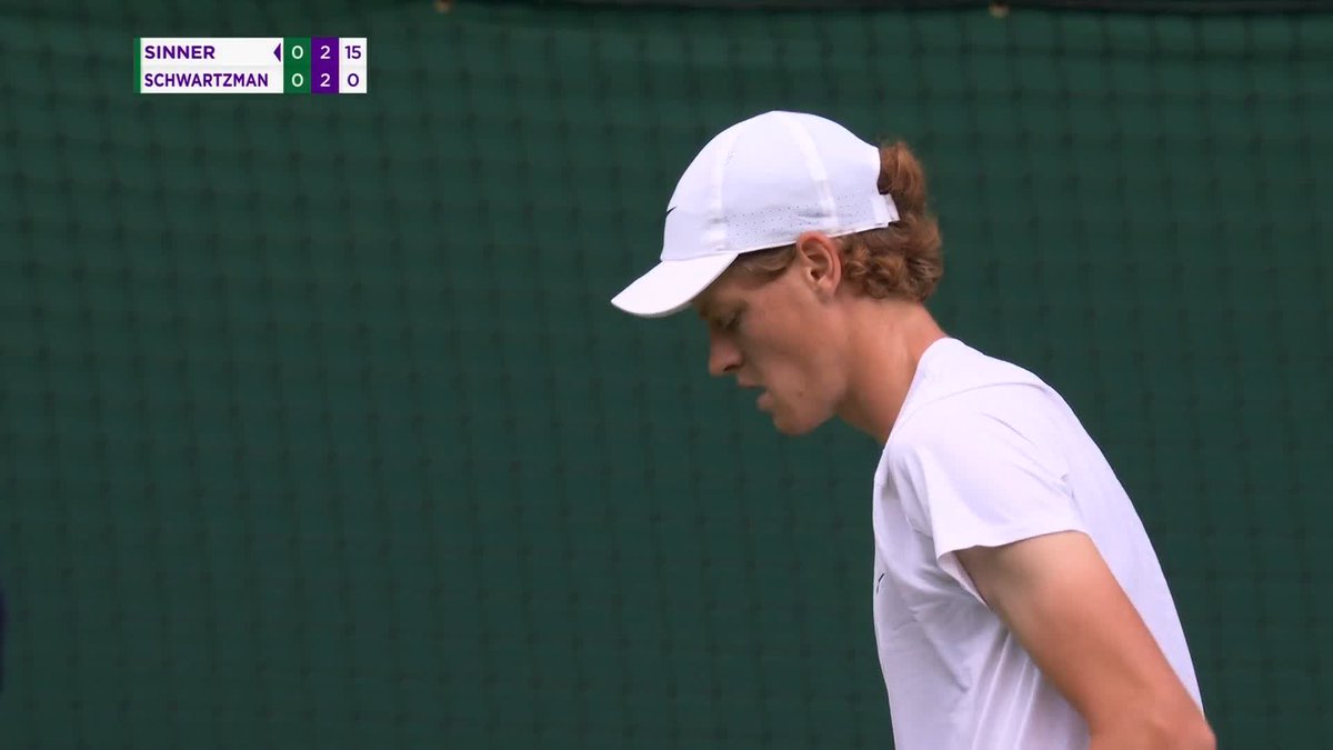 The noise on that Jannik Sinner winner 😲 #Wimbledon