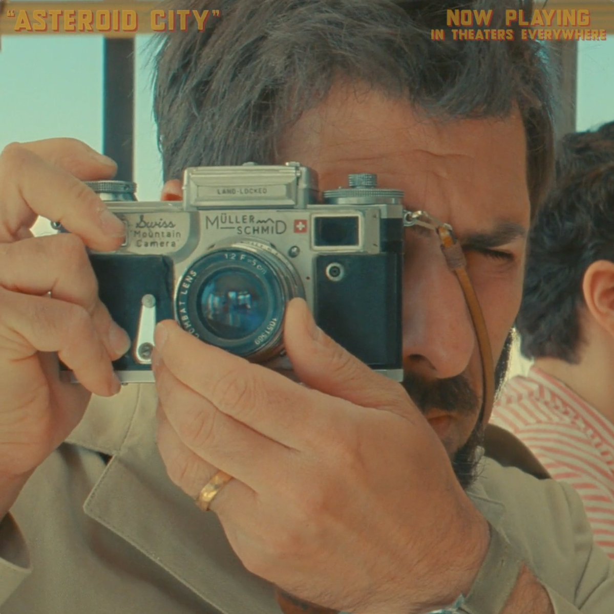 Augie Steenbeck, war photographer. #AsteroidCity is now playing only in theaters.