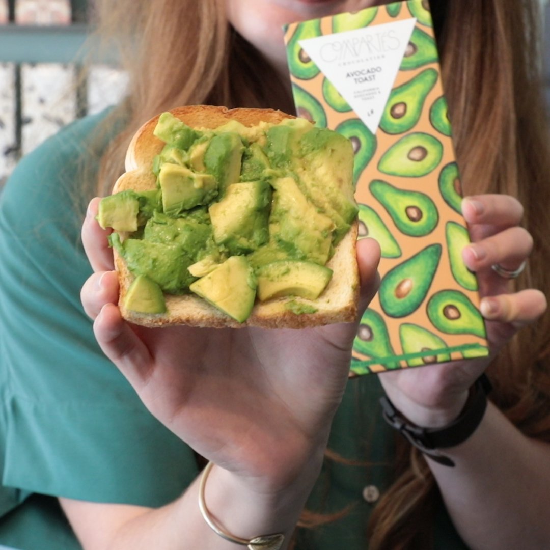 Compartés Chocolatier makes avocado toast chocolate, would you try it?