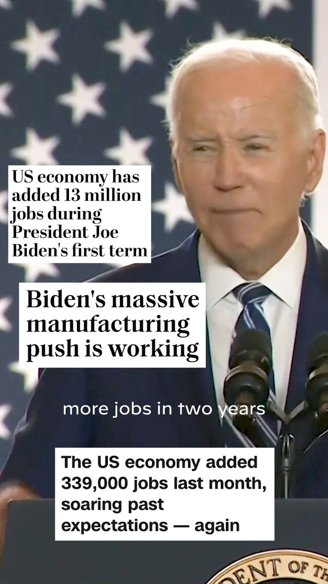 Bidenomics is about growing the economy from the middle out and the bottom up, not from the top down. That's in clear contrast to the MAGA economic vision for America.