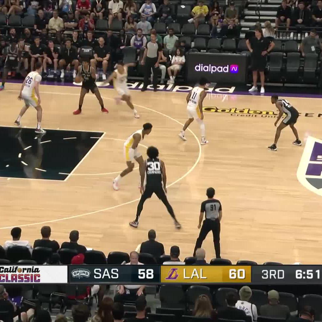 Okay, Blake Wesley. We see ya 👏 #SummerSpurs