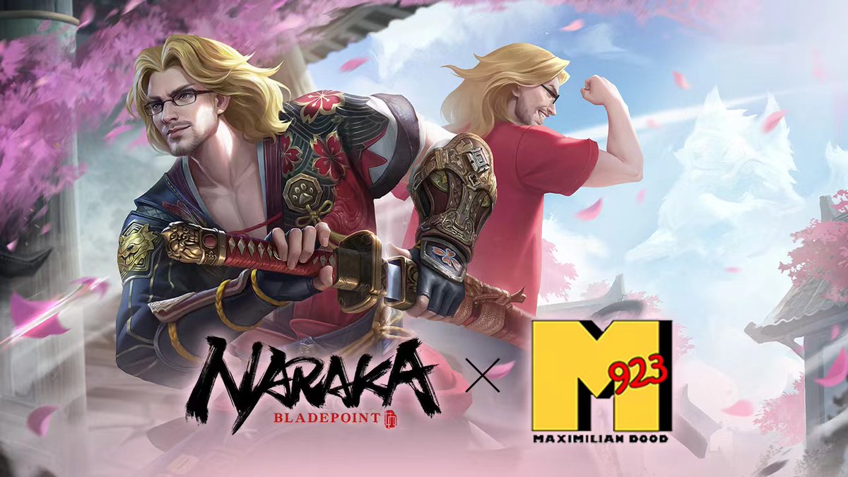 The dood, the man, and his trusty sidekick. The melee-focused Battle Royale #NARAKABLADEPOINT have teamed up with Maximilian Dood to bring you the 'Fight Spirit Max' outfit and other fun crossover cosmetics featuring Benny! Available on July 13th!