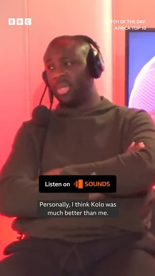 Where does Kolo Toure rank among the best African players to grace the Premier League? Listen to Match of the Day Africa: Top 10 now on BBC Sounds: #BBCFootball