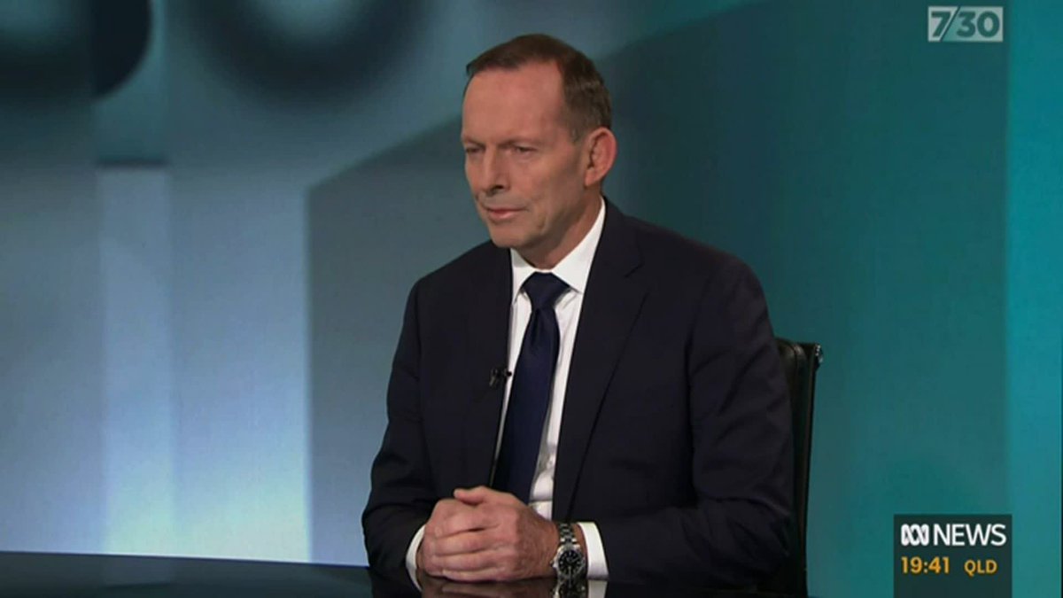 “I don't see why any particular group of Australians, however much they might be respected, should have their own special voice to the government into the parliament over and above the voice that every other Australian gets” — Tony Abbott #ABC730
