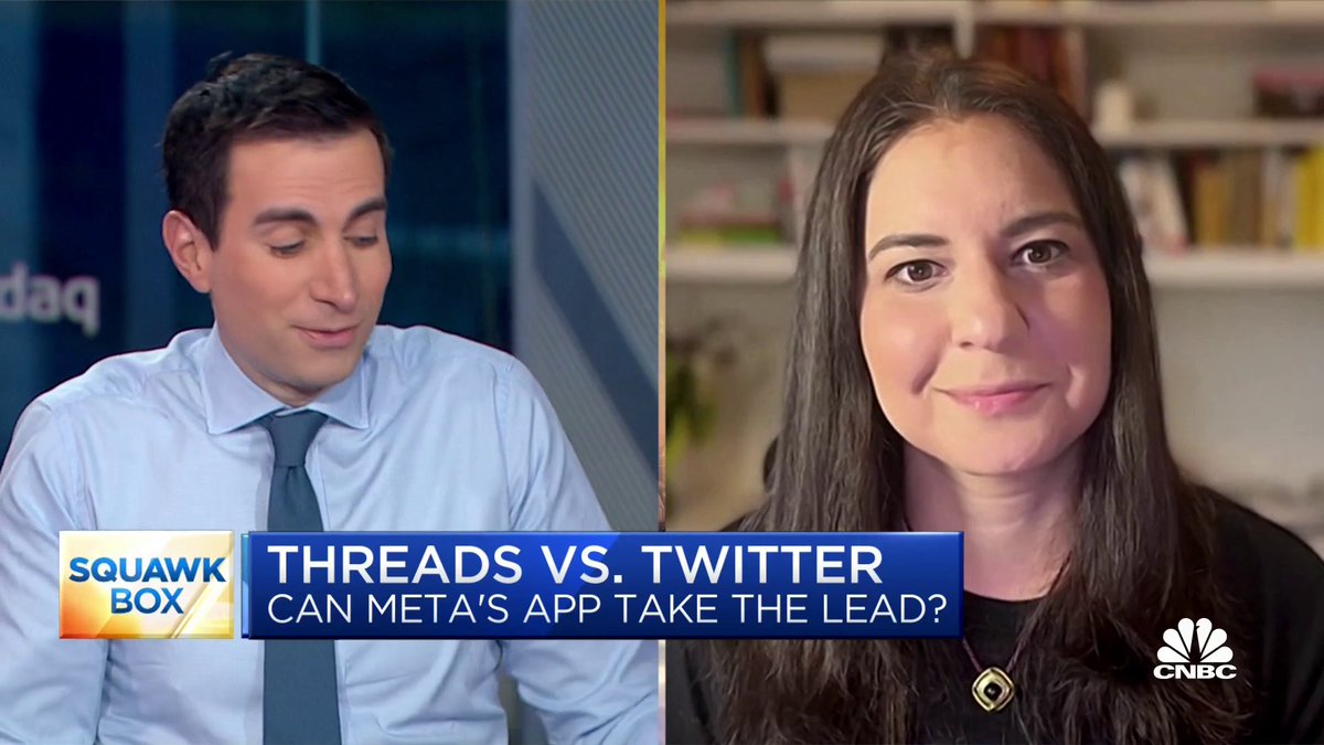 "Everyone's excited, everyone's there, and there's a huge leg up for Threads because it links with Instagram," says Joanna Stern. "I don't think this is a mass appeal bet for Zuckerberg. This is about capturing more time from its already existing userbase."