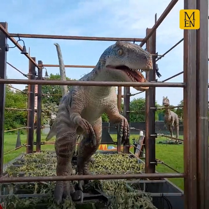 Heaton Park will welcome 40 life-sized animatronic dinosaurs this summer 🦕🦖
