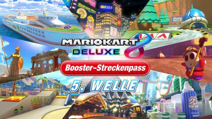 Schnallt euch an – Welle 5 steht in den Startlöchern! Acht zusätzliche Rennstrecken und drei wiederkehrende Charaktere erscheinen am 12.07. für den #MarioKart 8 Deluxe – Booster-Streckenpass. Der Booster-Streckenpass ist jetzt erhältlich:
