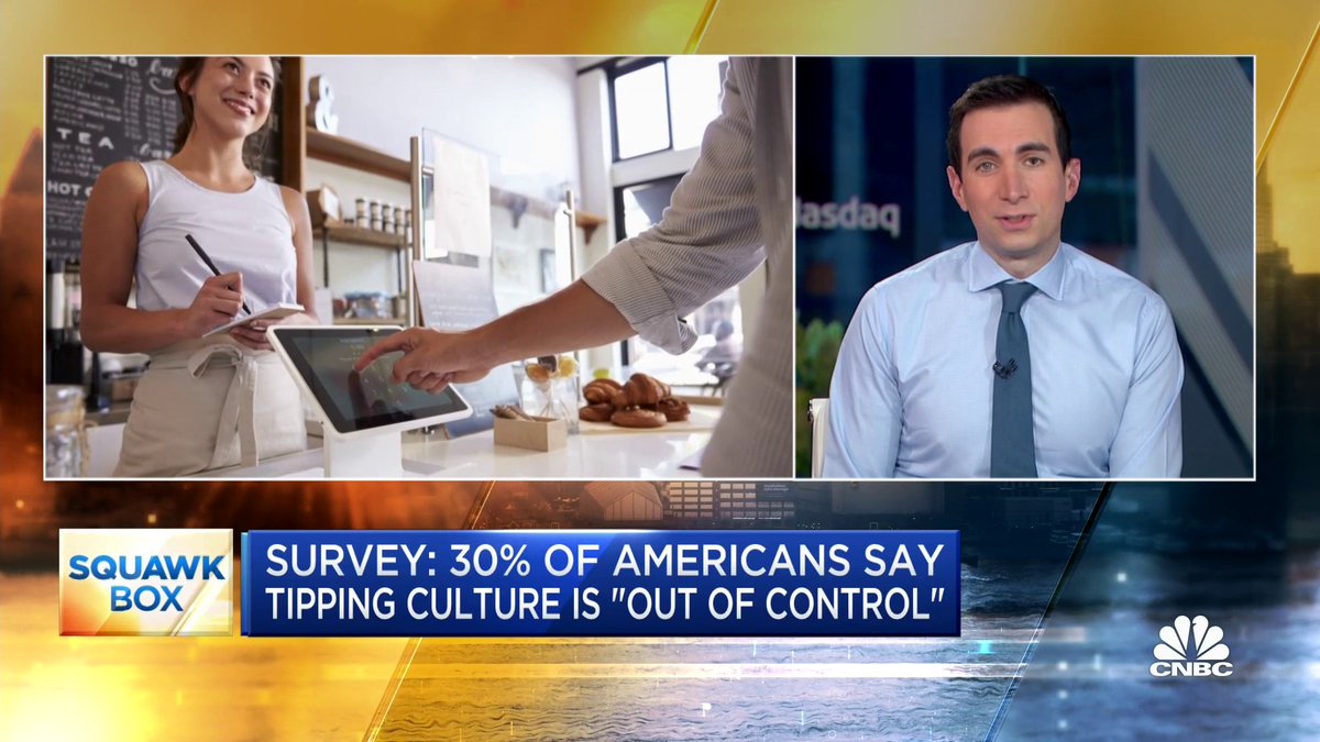 Has tipping culture gotten out of control? The Squawk Box team discusses.