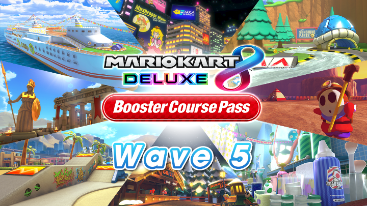 Pump up those tires, Wave 5 is almost here! Eight additional courses and three returning characters come to the #MarioKart 8 Deluxe – Booster Course Pass on 7/12. The Booster Course Pass is available now: