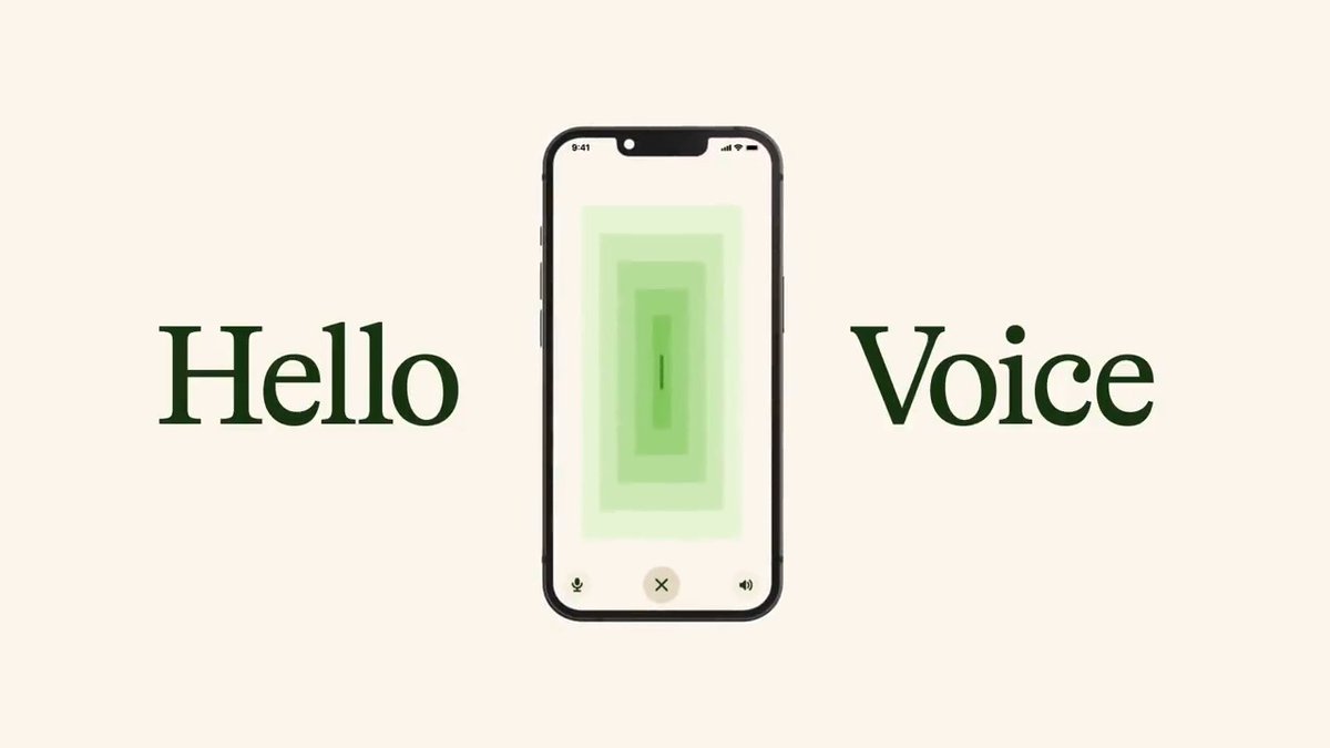📞 I’m excited to share that we can now speak like friends talking over the phone! Just download my iOS app at speak to me, and I’ll respond in one of my six voice options. I’d love to hear your first impressions of this experience in the replies 👇