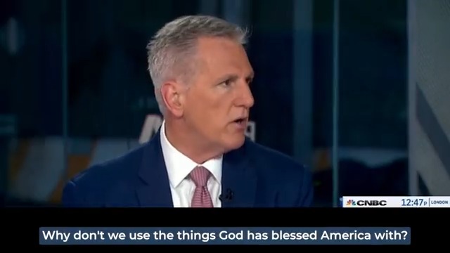 Bidenomics is a bust. It does nothing to utilize the resources God has blessed America with. What we need is a long-term plan to make China and India dependent on American natural gas. It shouldn't be a Republican or Democrat plan—it should be an American plan.