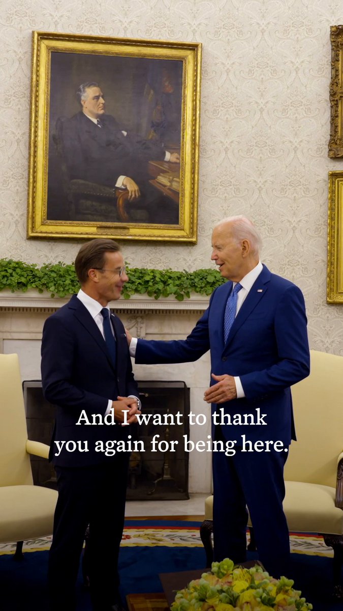 Proud to further strengthen the close ties between the United States and Sweden.