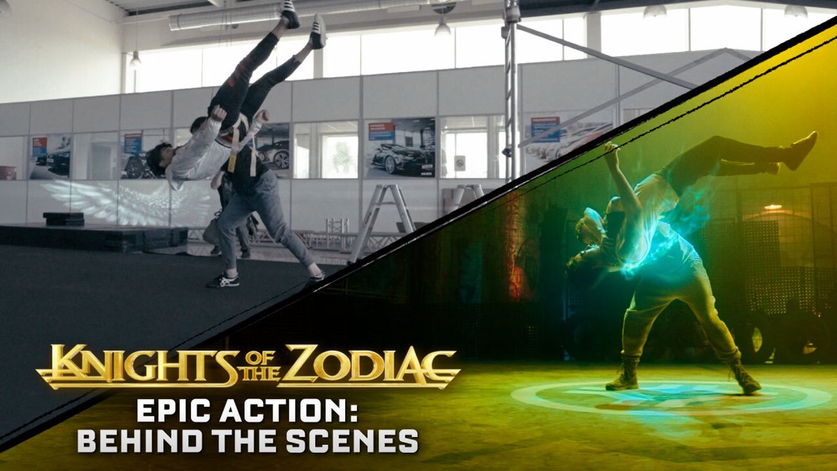 Just watching the #KnightsoftheZodiac stunt work has us breaking a sweat! 😓 Buy #KotZmovie on Digital Now and Blu-ray 7/11.