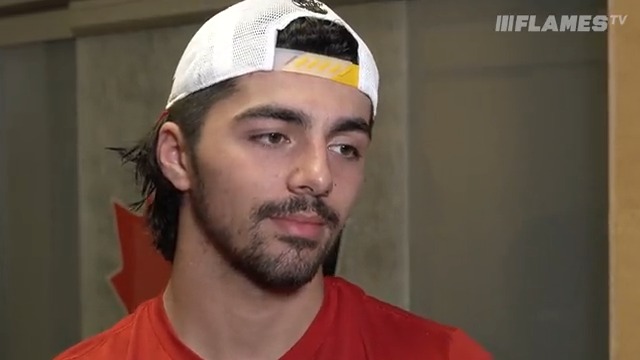 "This is a dream come true." Mark Duarte, who recently signed an AHL deal with the Calgary Wranglers, checks in after his first on-ice session at this year's camp!