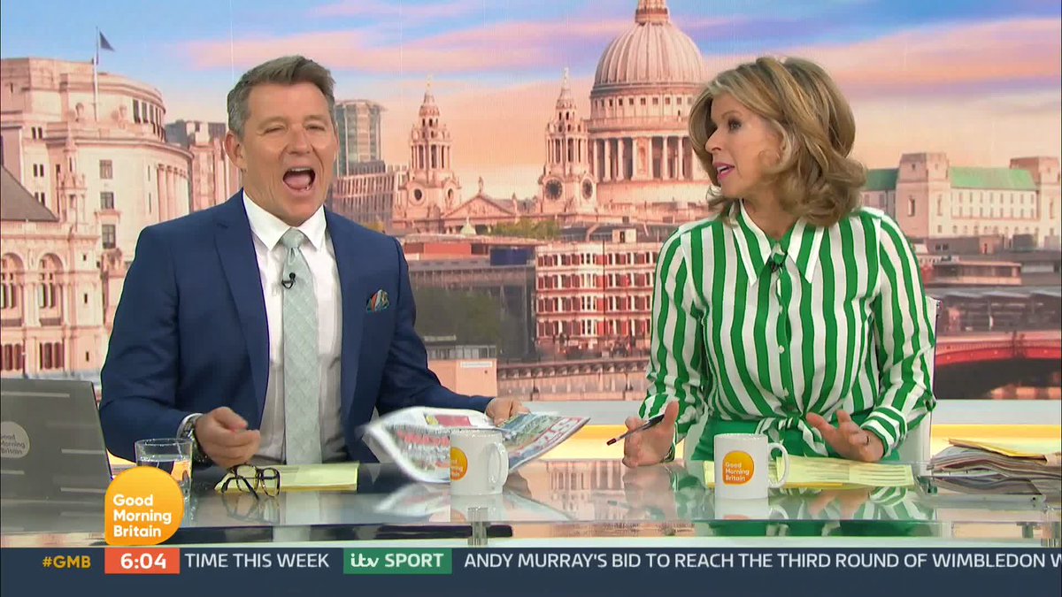 The most important question of the morning... Do you put the milk in, before or after the Weetabix? Kate Garraway | Ben Shephard