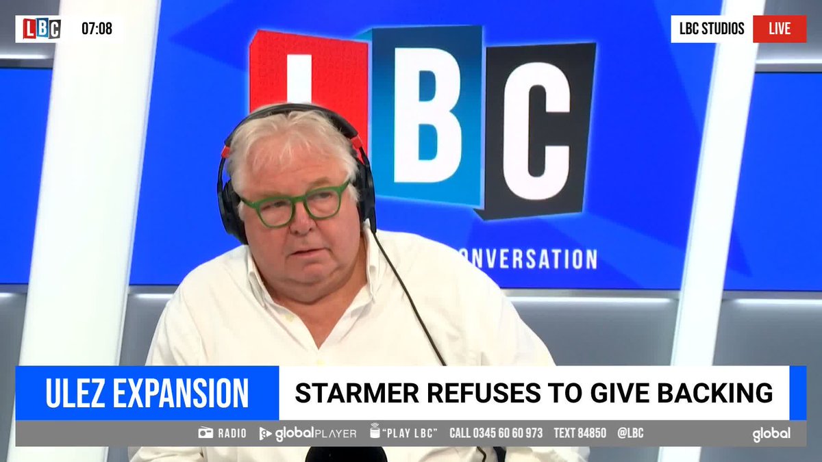 'It's a stagnantly unpopular policy in outer London...' Councillor Cllr. Paul Osborn informs Nick Ferrari that Labour has evaded discussions with Harrow about Ulez.
