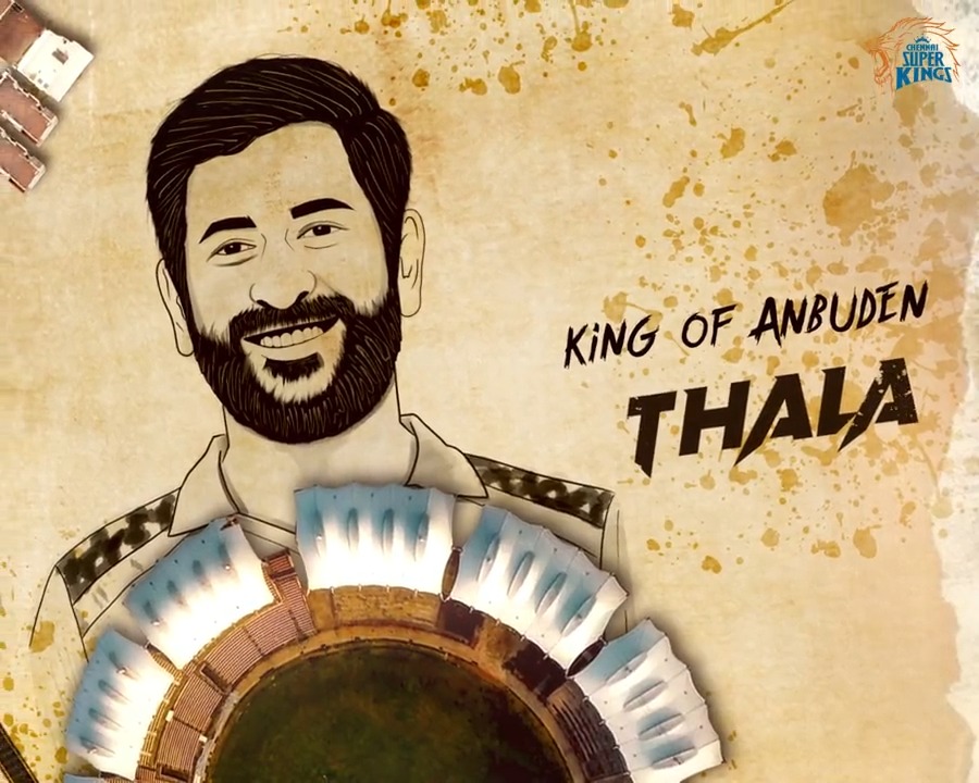 To the son of the soil who struck a chord and has become one of us over the years! 👑 #CelebratingThala #WhistlePodu 🦁💛 Mahendra Singh Dhoni