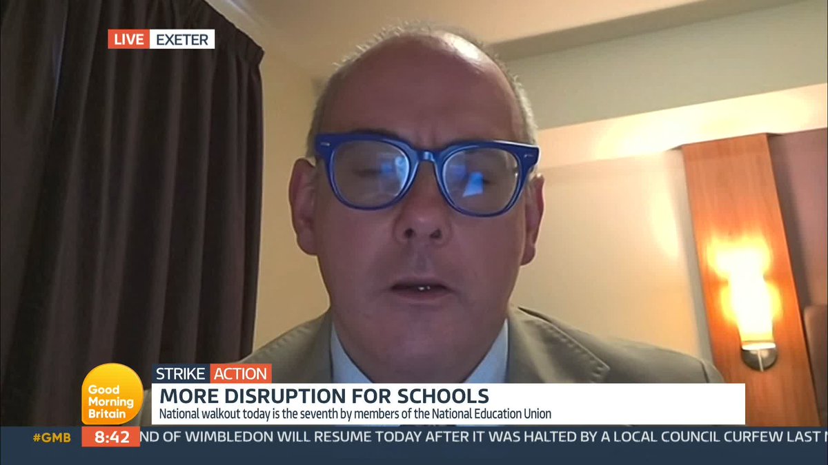 'When was the last time Ministers sat down with the teachers union?' Kate Garraway questions Education Minister Robert Halfon as today is the 7th national walkout by members of the National Education Union.