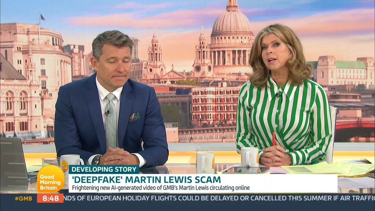 THIS IS A SCAM 'We are in a dangerous dystopian future.' Scammers are using an AI–generated 'deepfake' video of Martin Lewis to convince victims to part with their money. Martin has warned lives could be ruined unless this is stopped.