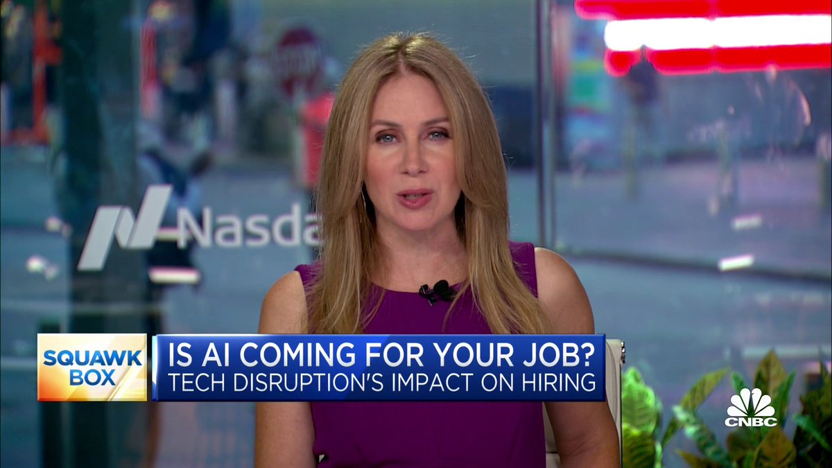 Is #AI coming for your job? Tribe AI CEO Jaclyn Rice Nelson and Harvard Business School' Tsedal Neeley discuss how #AI is positioned to disrupt the job market.