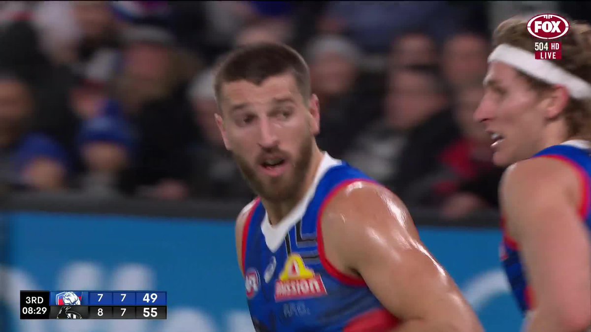 The Pies skipper brings down Bont, saving a certain goal! 😱 📺 Watch #AFLDogsPies LIVE on ch. 504 or stream on Kayo: ✍️ BLOG 🔢 MATCH CENTRE