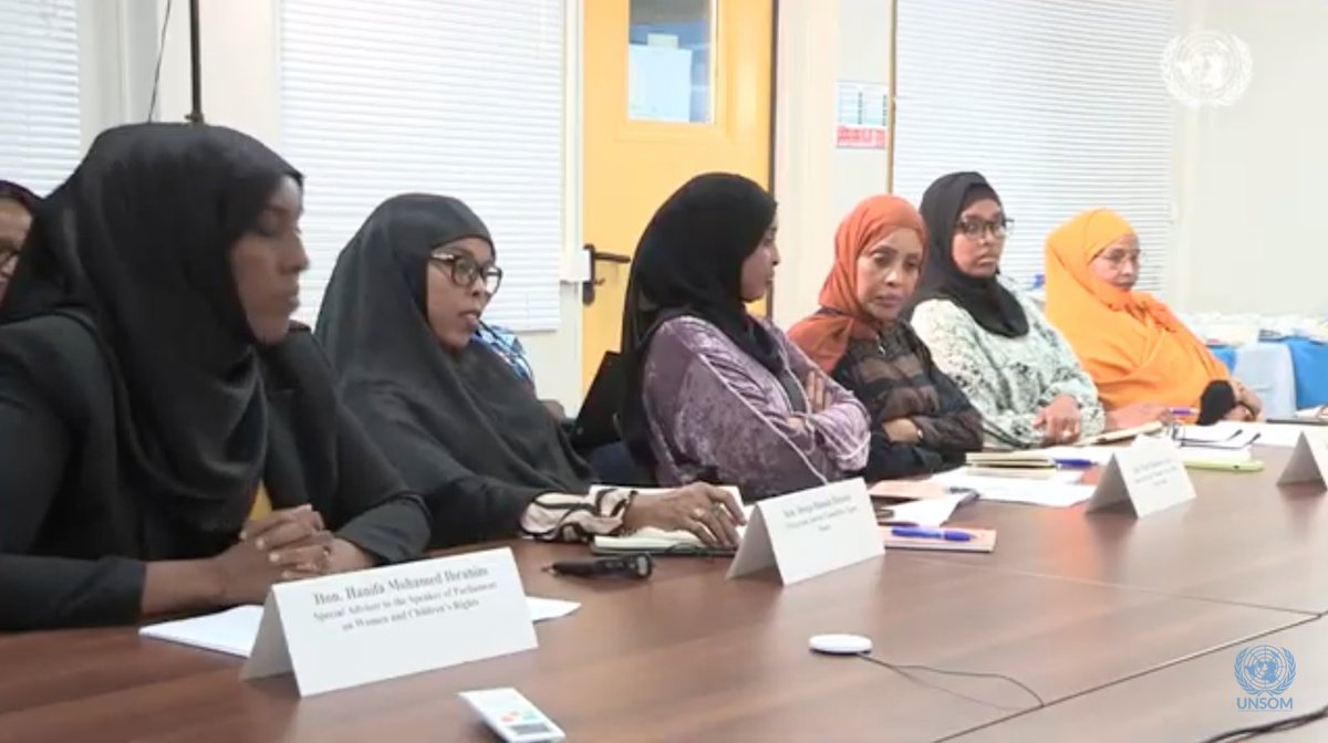 The United Nations in #Somalia recognises the key role that #Somali #women parliamentarians play in their country's state-building process - check out this clip to see what MP Sugur Haji Ulusow had to say recently about the work of the Somali Women’s Parliamentary Caucus!