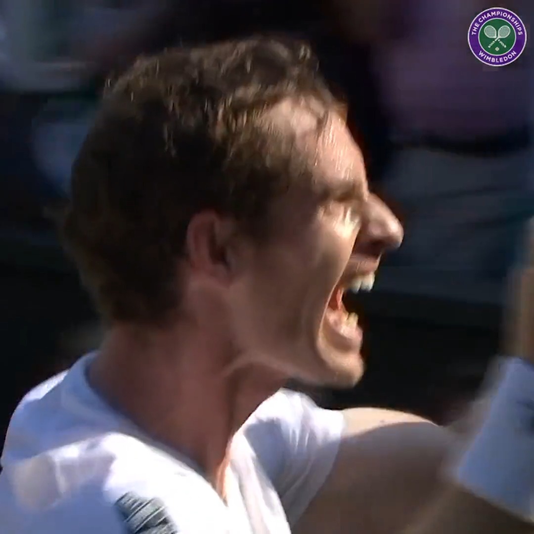 What. A. Moment. 10 years ago the country held its breath…and Andy Murray ENDED a 77-year wait for a male British champion at Wimbledon 😍