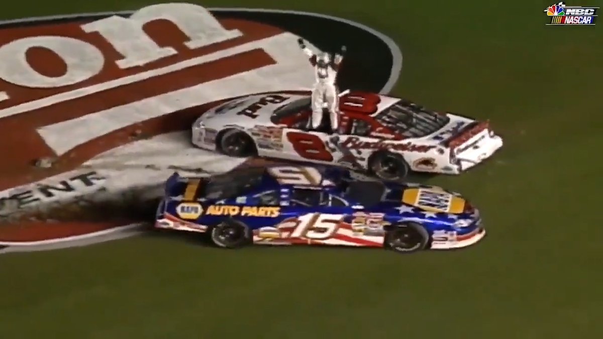 22 years ago TODAY! 🏁 Dale Earnhardt Jr., "using lessons learned from his father," charged to win at @Daytona. #NASCAR