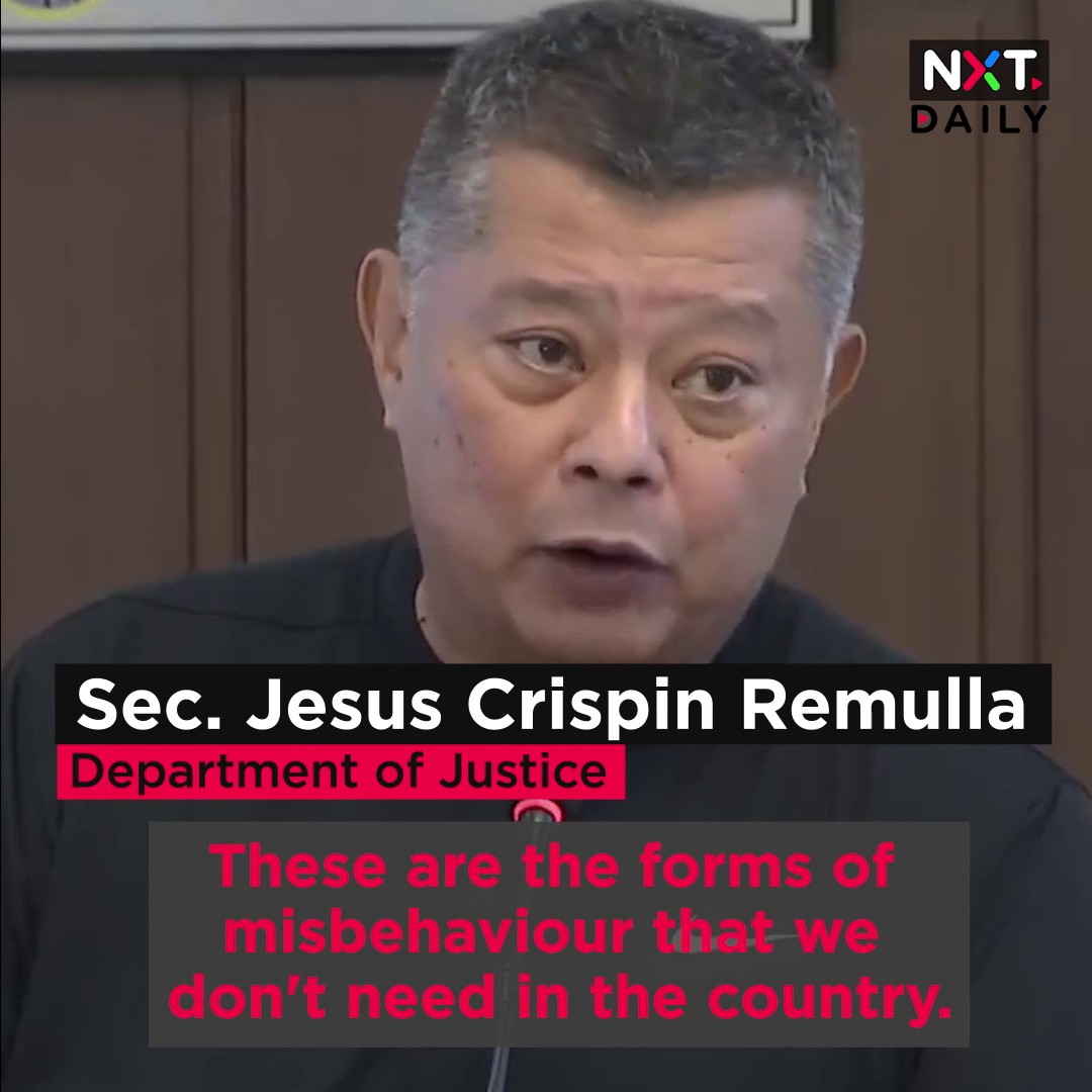 Paiimbestigahan ni Justice Secretary Jesus Crispin Remulla kung bakit may sexy dancer sa socials night ng command conference ng NBI. Nagpaalala rin ang Civil Service Commission na may mga batas na dapat sundin tungkol sa kilos ng mga public official. #NXT