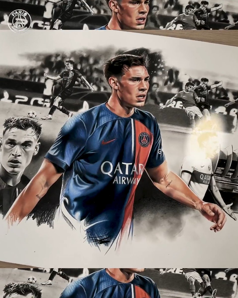 🎨❤️💙 Ce dessin encadré chez vous ? 😏 Pourquoi pas ! Tentez de le remporter en citant ce tweet avec la mention "#WelcomeUgarte"❗️