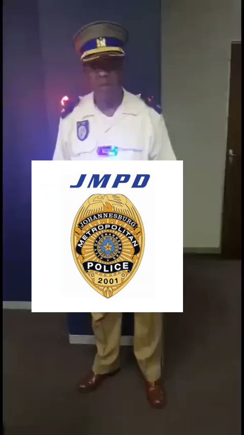 JMPD introduces blue lights for officers in order to reduce police fatalities and to increase police visibility.