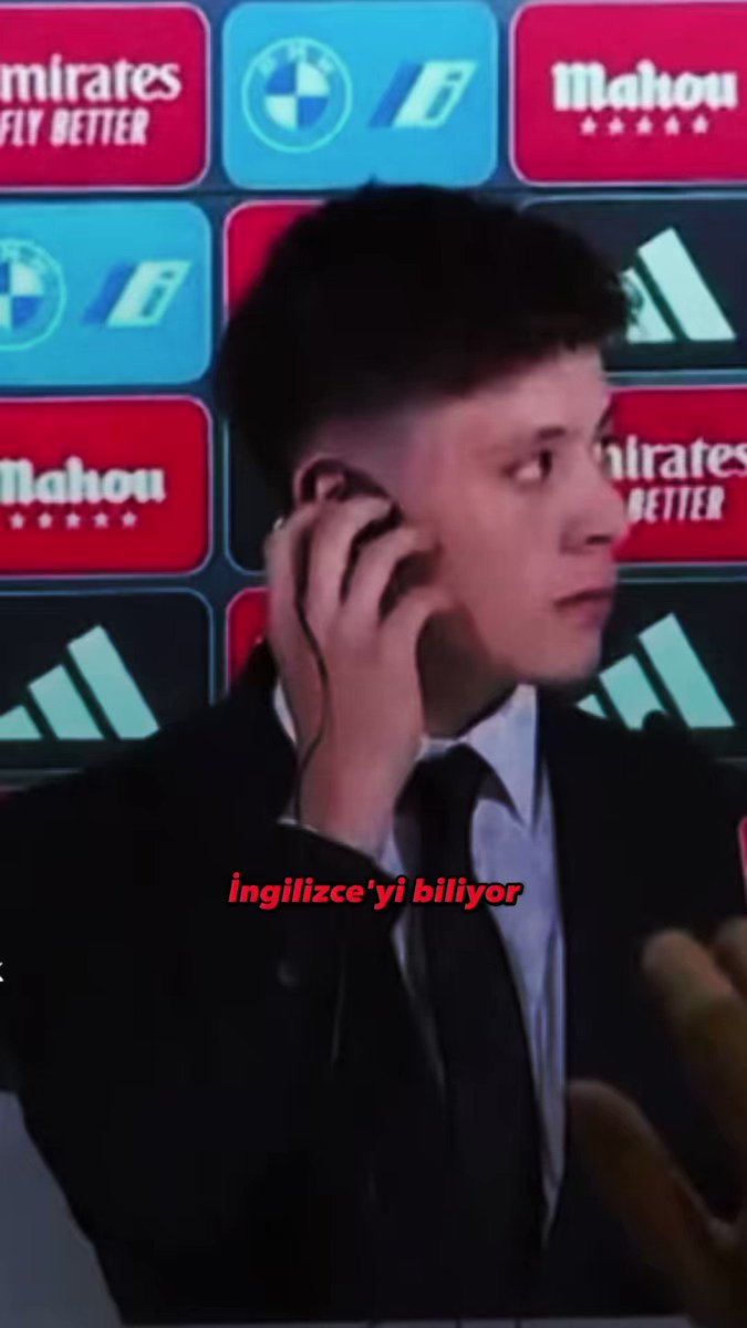Arda Güler: İngilizce biliyorum ama Türkçe konuşacağım. Nesilden nesile örnek Recep Tayyip Erdoğan... En güzel halinle 🇹🇷