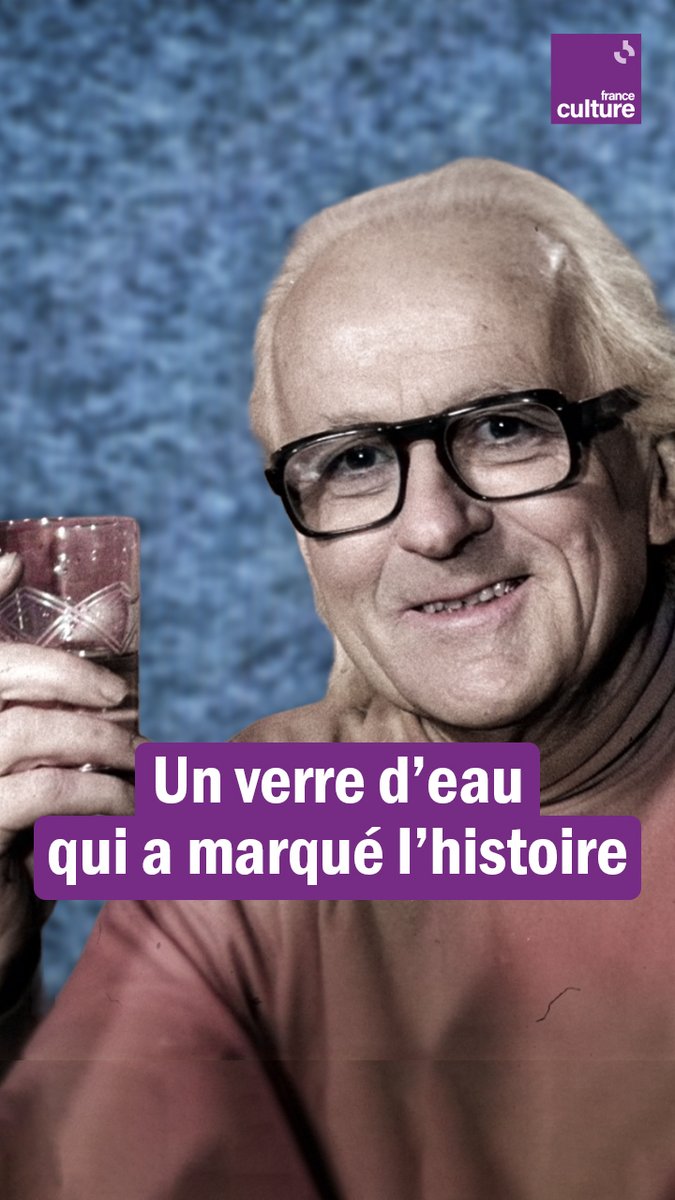Avec un simple verre d'eau, René Dumont a marqué l'histoire de la télévision (et de l'écologie). Voilà pourquoi.