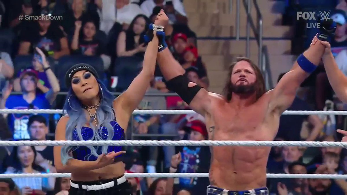 The Phenomenal One picks up the win 🔥 AJ Styles Big Meech 미친 #SmackDown