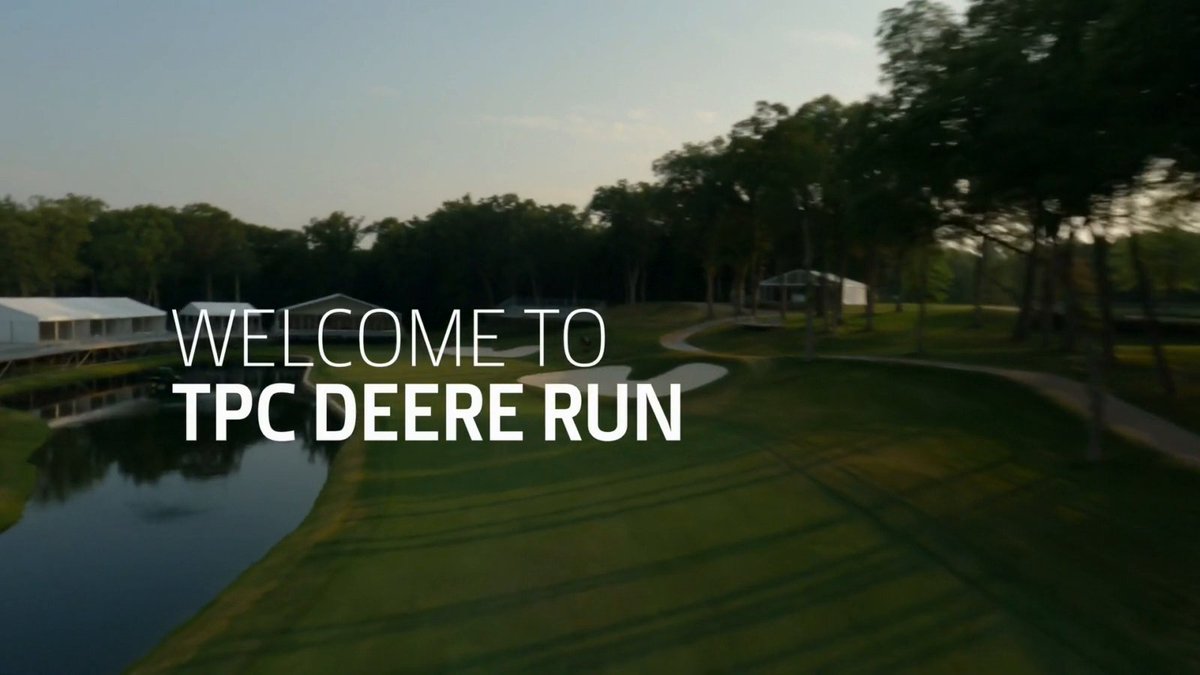 A round of applause to the team keeping TPC Deere Run in perfect shape 👏
