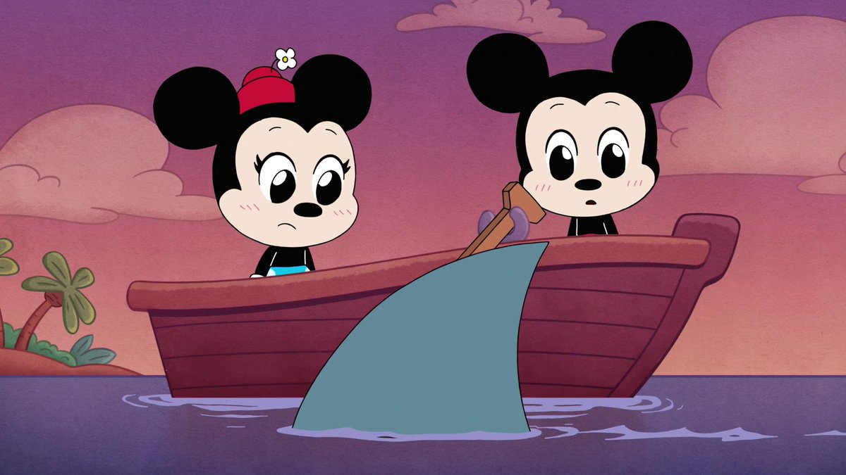 This shark may have rizz, but he's no match for Mickey ✨