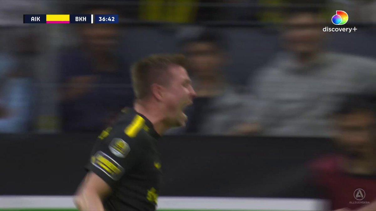 Mads Döhr Thychosen! Nyförvärvet pangar in 1-0 för AIK mot Häcken! ⚫ Se matchen på
