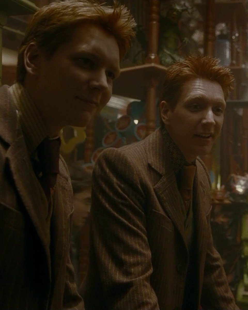 The Weasley twins: professional mischief-makers ✨