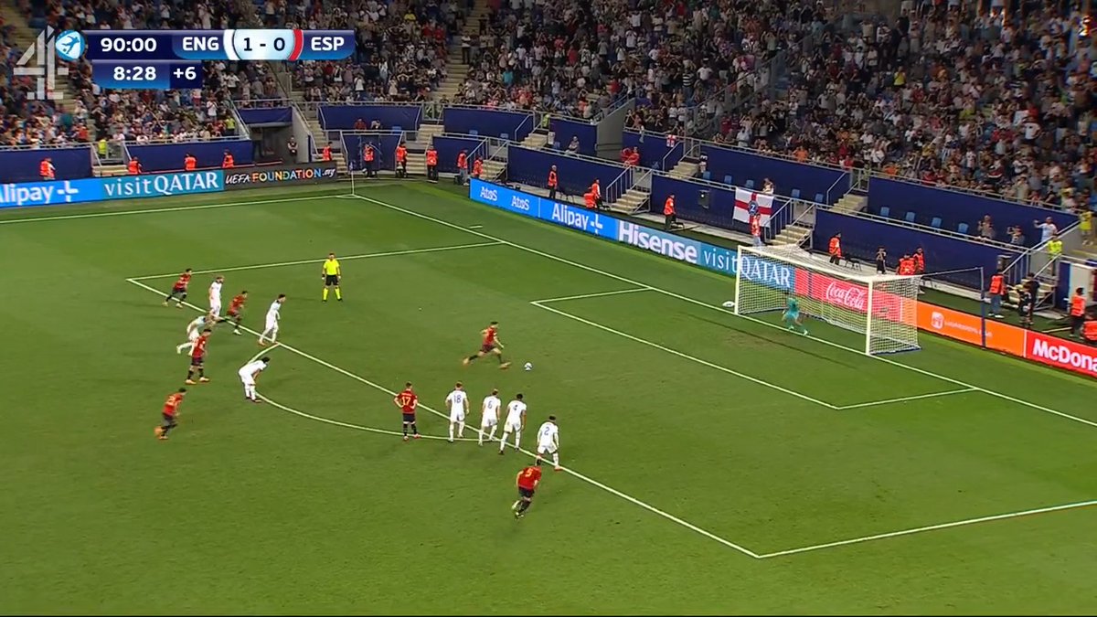 TAKE A BOW, JAMES TRAFFORD! 👏👏 The England keeper saves a late penalty, and then the rebound to hand England the European U21 title 🏆