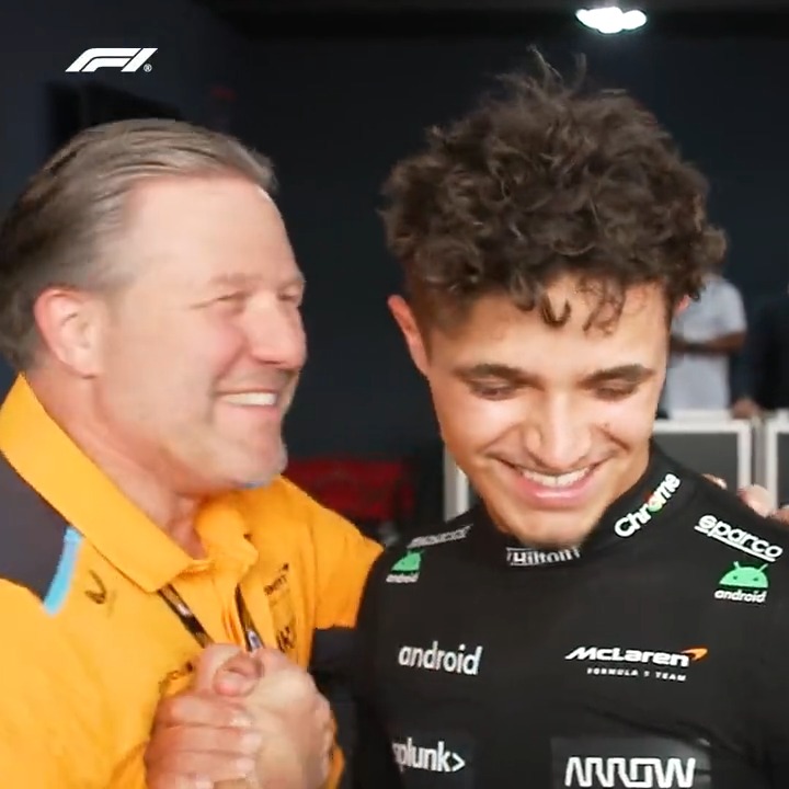 The boss was impressed 🤩 #BritishGP #F1 Lando Norris