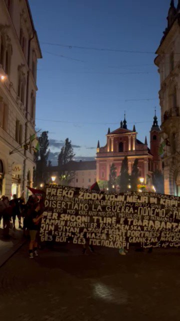 Internationalist solidarity and resistance against war, nationalism, patriarchy and capitalism! Demo of Balkan Anarchist Bookfair in Ljubljana, Slovenia 8/7