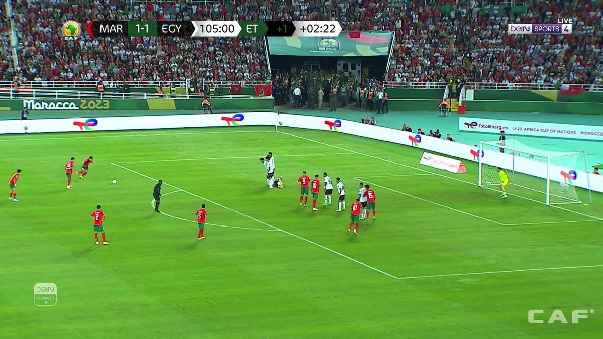 ⚽ لعبة ذكية ومباغتة من الزلزولي ينهيها أسامة ترغلين بنجاح #بطولة_أمم_إفريقيا_تحت_23_سنة #TotalEnergiesAFCONU23