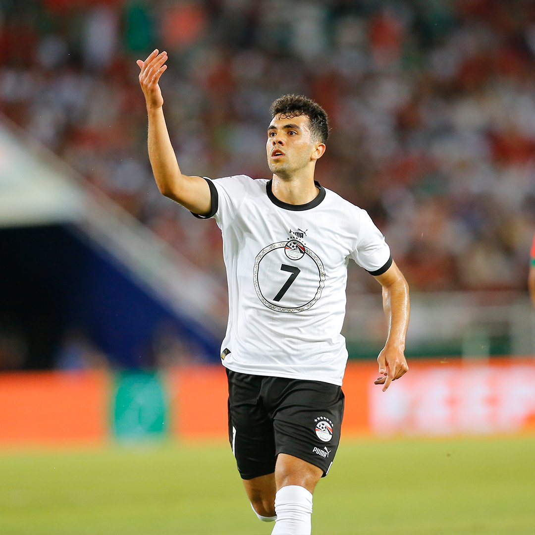 Mahmoud Saber just doesn't do normal goals 😏🚀 #TotalEnergiesAFCONU23