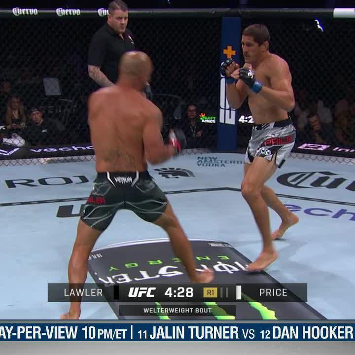 ROBBIE LAWLER GETS THE KO IN 38 SECONDS IN HIS FINAL UFC FIGHT 😳 #UFC290