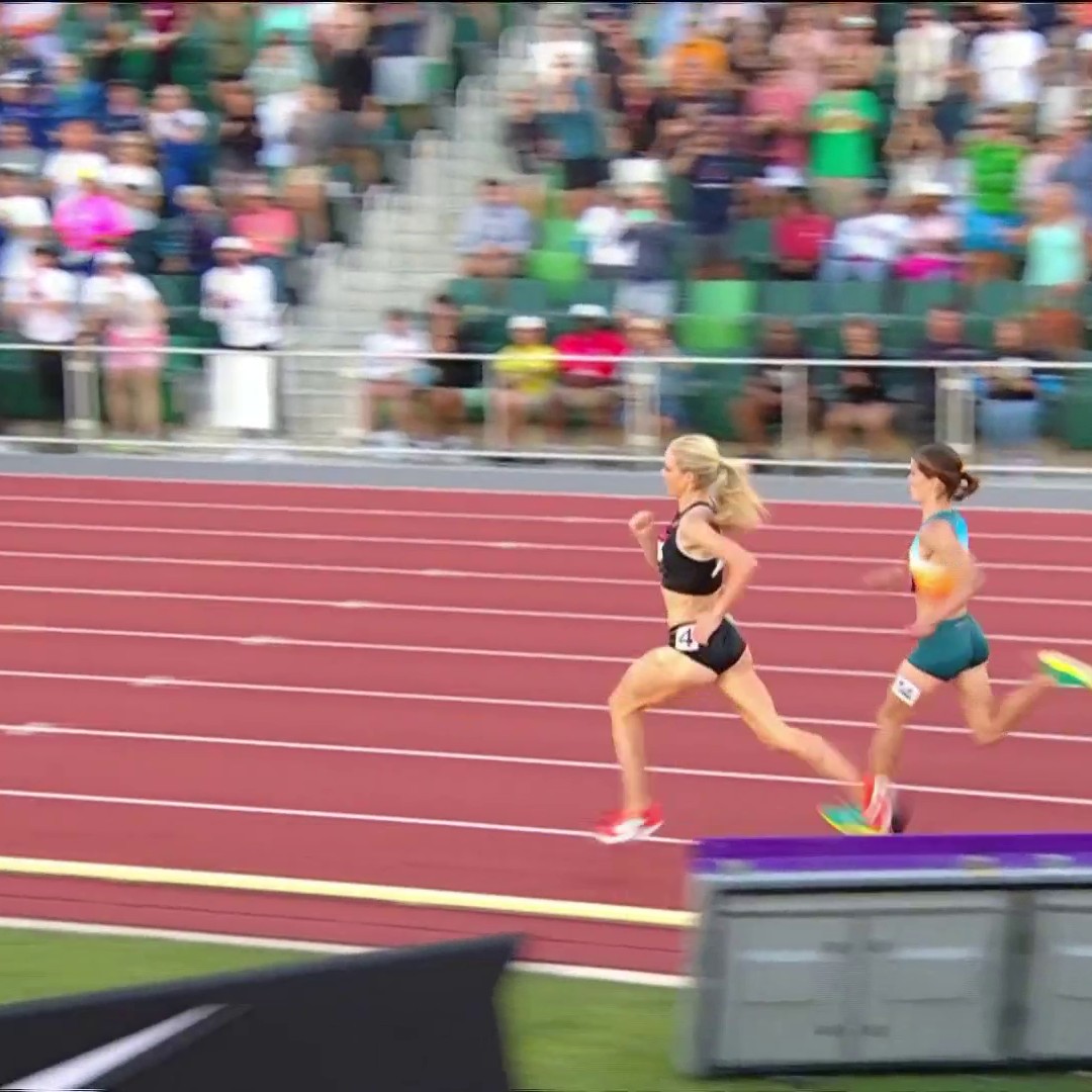 Krissy Gear WINS HER FIRST 3000m steeplechase national title! #USATFOutdoors
