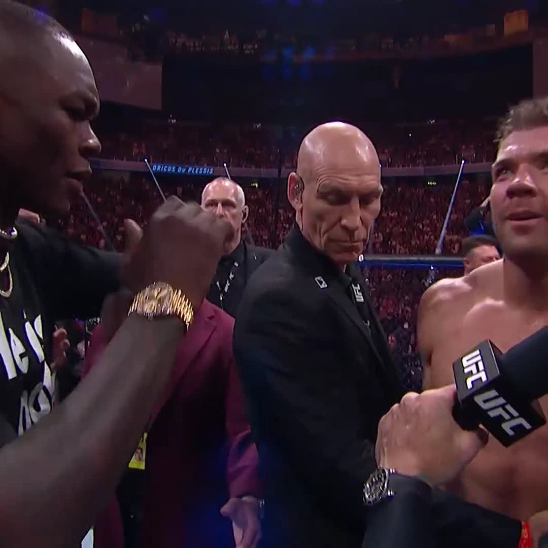 ADESANYA ENTERS THE OCTAGON WITH DU PLESSIS #UFC290