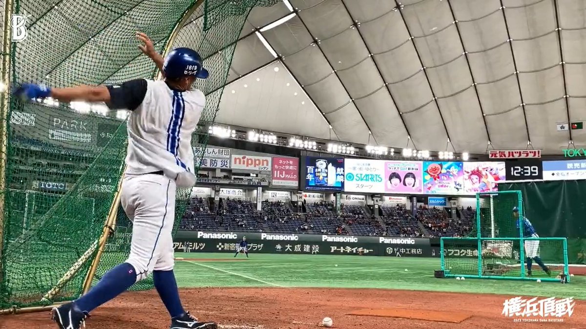 #大田泰示 選手の力強い打撃練習を間近で👀 #baystars